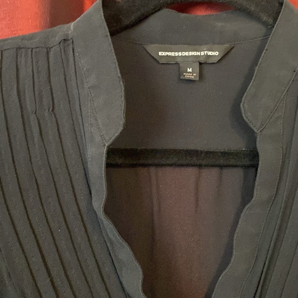 100% Silk Sheer EXPRESS button-up - Picture 3 of 10